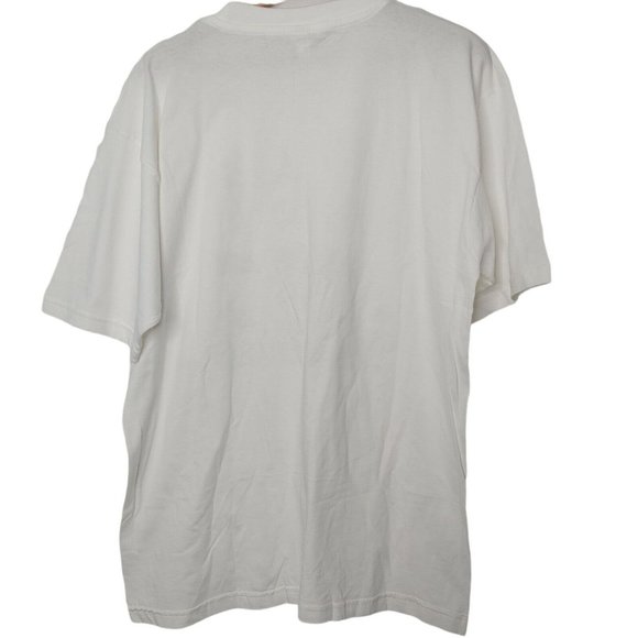 Monumental Paris France Men XL T Shirt White Tourist Eiffel Tower Notre Dame NEW - Picture 3 of 5